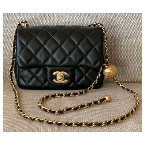 bolsa chanel negra|chanel mini bolso.